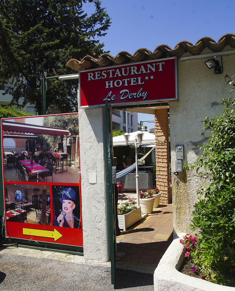 Hotel Le Derby Cagnes-sur-Mer Exterior foto